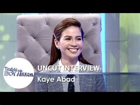 TWBA Uncut Interview: Kaye Abad .